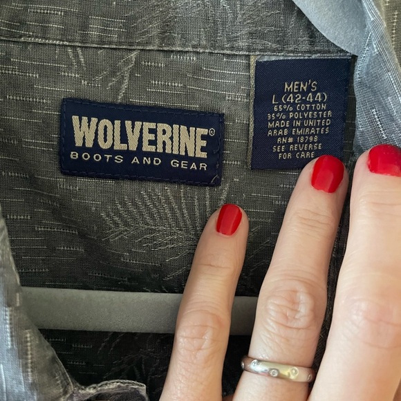 Wolverine button down shirt • Mens L - Picture 2 of 5